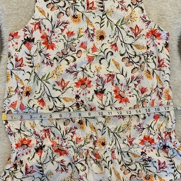 J. Jill Floral Embroidered Sleeveless Blouse Size Small Petite - Picture 14 of 16